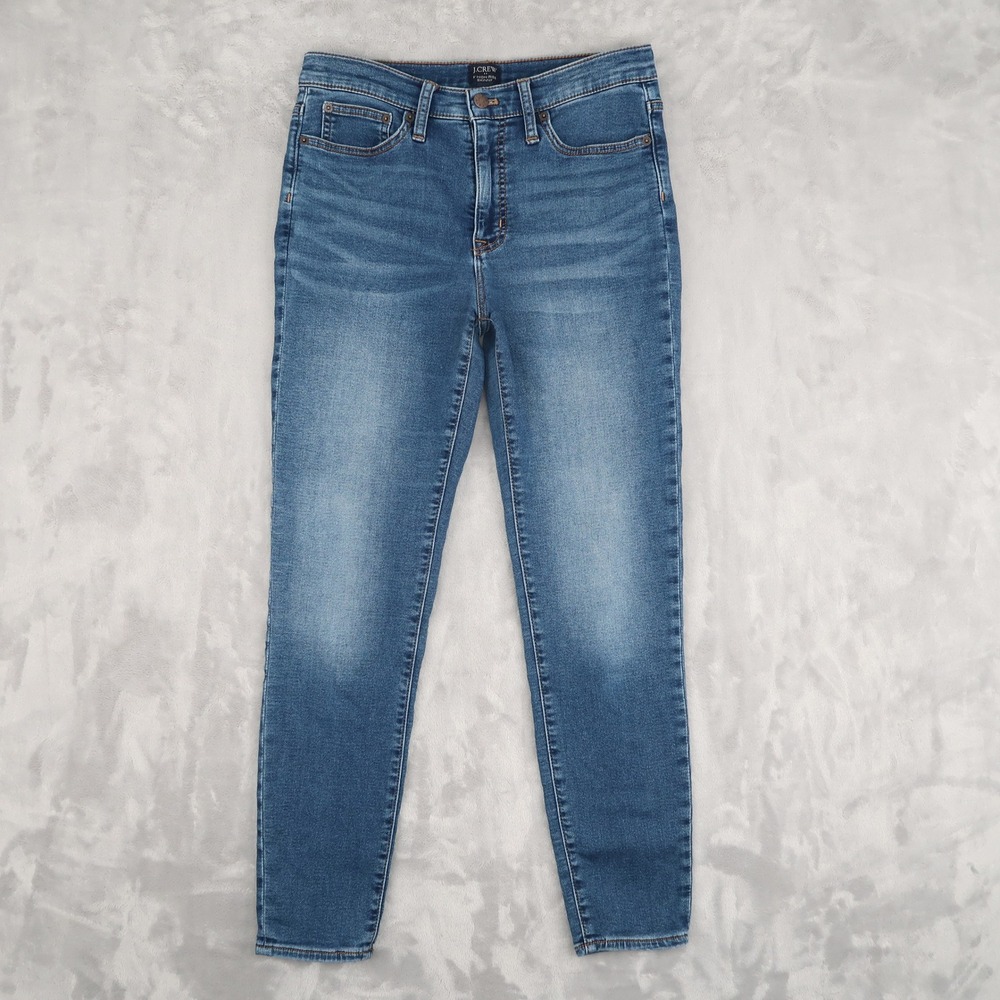 J.Crew Jeans Womens 29 Blue 9" High-Rise Skinny Classic Casual Stretch Preppy